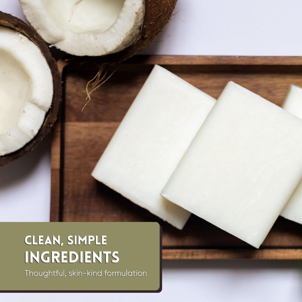 Amish Farms NatureClean unscented bar soap fragrance-free formula; ideal for fragrance-sensitive skin.