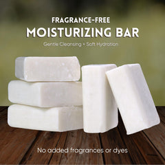 Amish Farms NatureClean unscented bar soap package display; long-lasting hydration for daily cleansing.