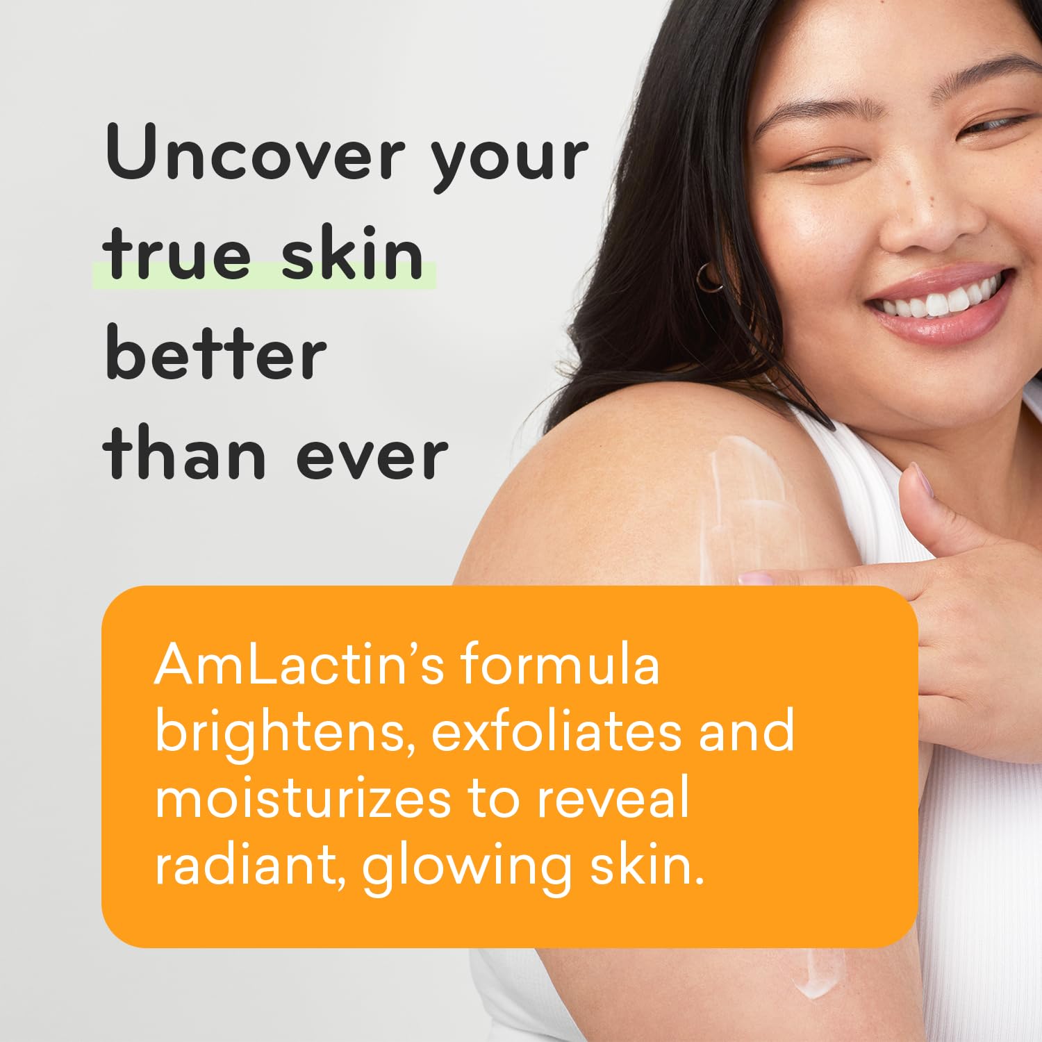 Ingredient mix of 7% lactic acid and vitamin C for gentle exfoliation and brightness.