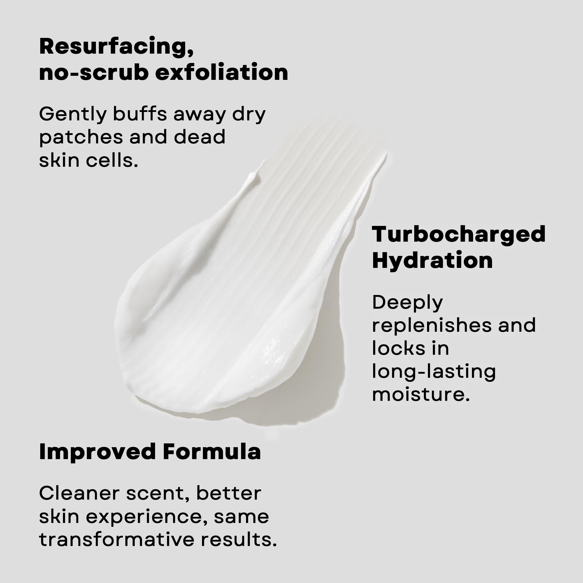 AmLactin Crepe Firming Cream applied to dry areas supports hydration.