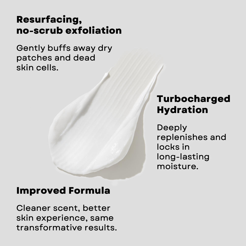 AmLactin Crepe Firming Cream applied to dry areas supports hydration.