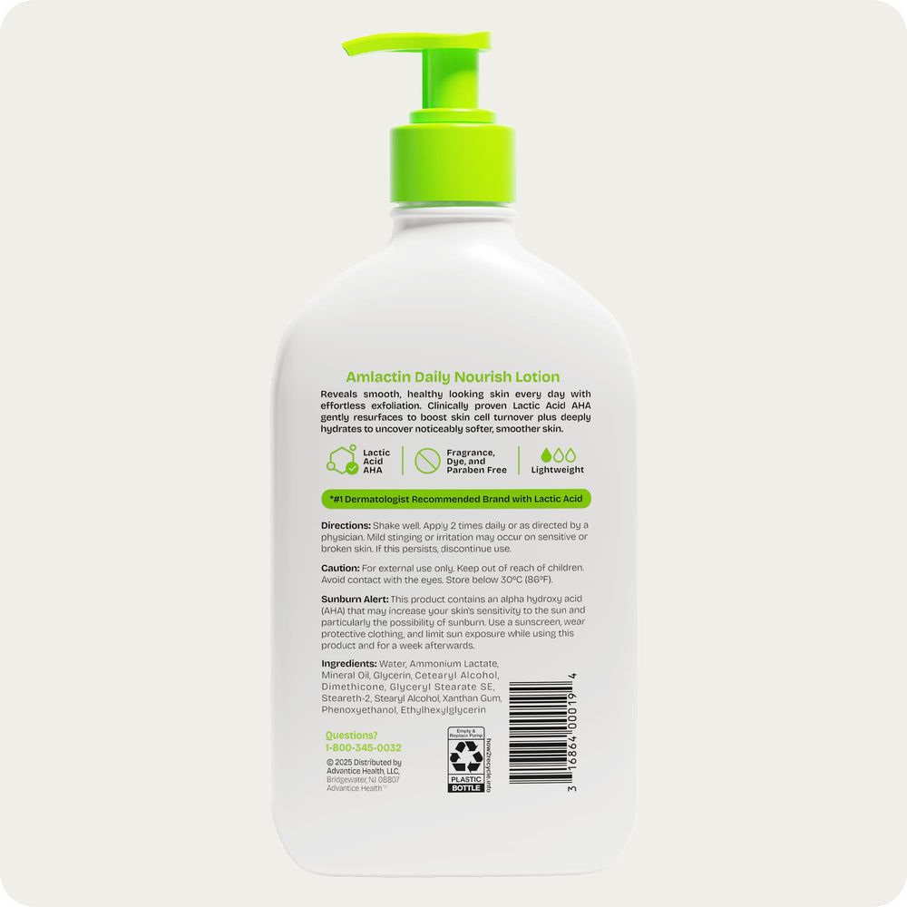 Label notes 12% lactic acid and dermatology-backed formulation.