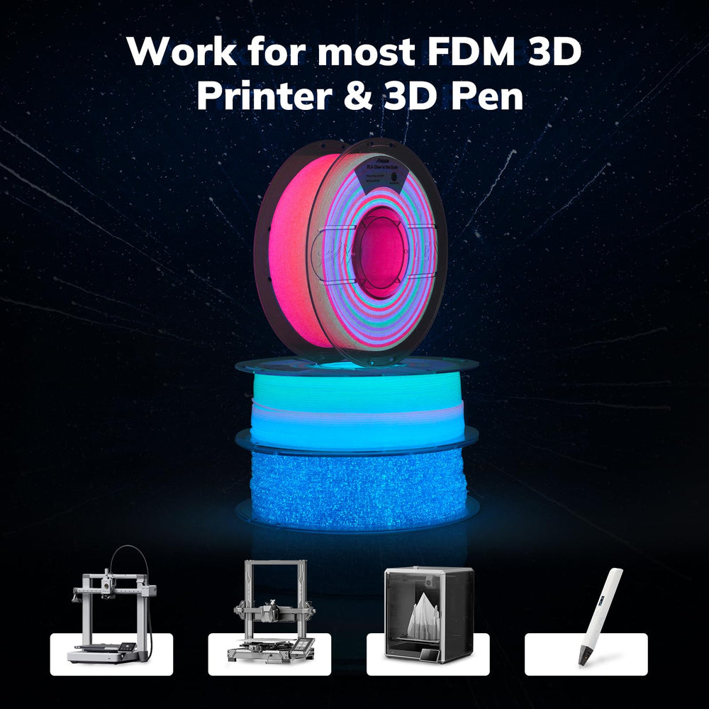 AMOLEN PLA filament prints at 190–220°C with stable bed after calibration.