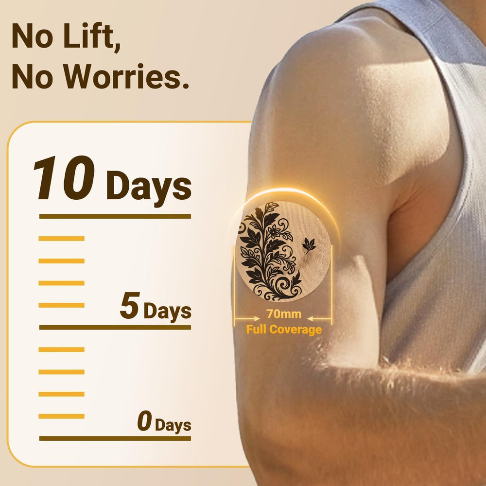 Amolyfe Dexcom G7 overpatch waterproof and sweatproof for active wear