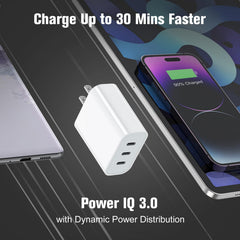 Amoner USB-C charger block side view showing compact profile