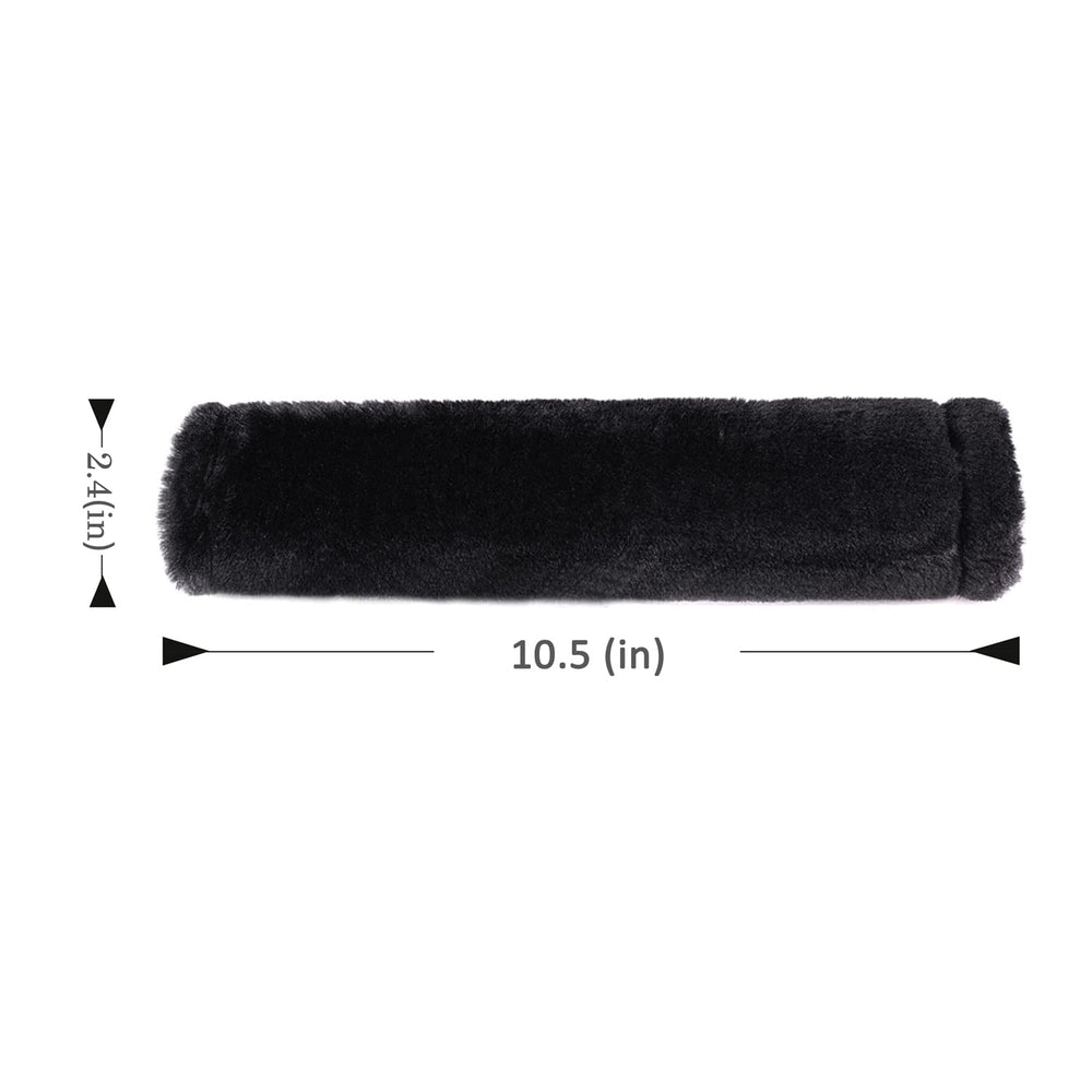 Amooca seatbelt cover on backpack strap provides cushioned support.