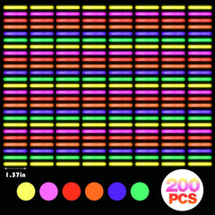 AMOR PRESENT neon glow sticks brighten party decor with safe, long-lasting glow