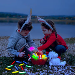 AMOR PRESENT glow sticks add radiant accents to weddings and celebrations