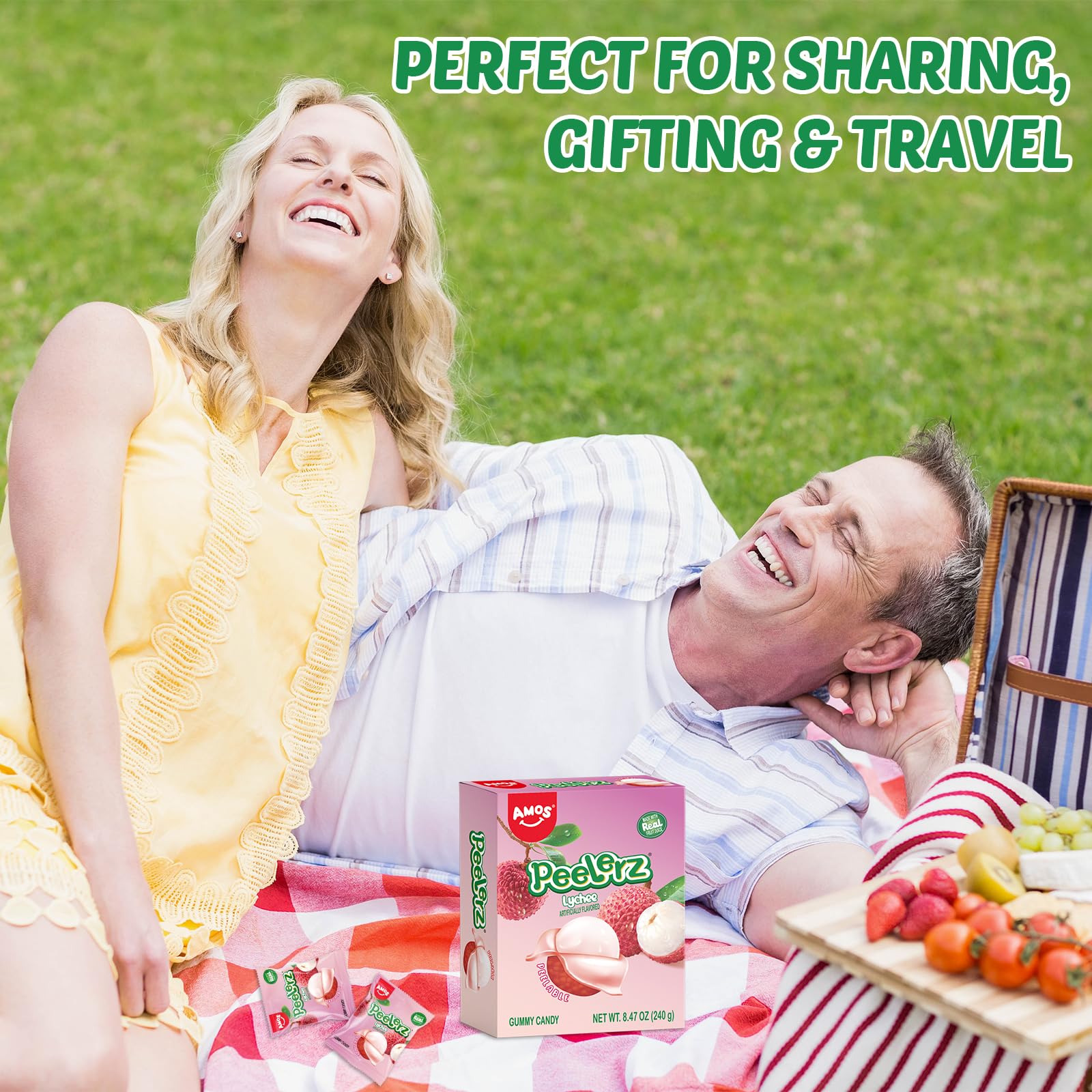 Amos Peelerz individual packs ideal for lunchboxes.