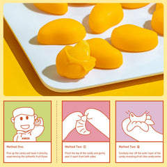 AMOS Peelerz peelable gummy design offering a playful snack experience.