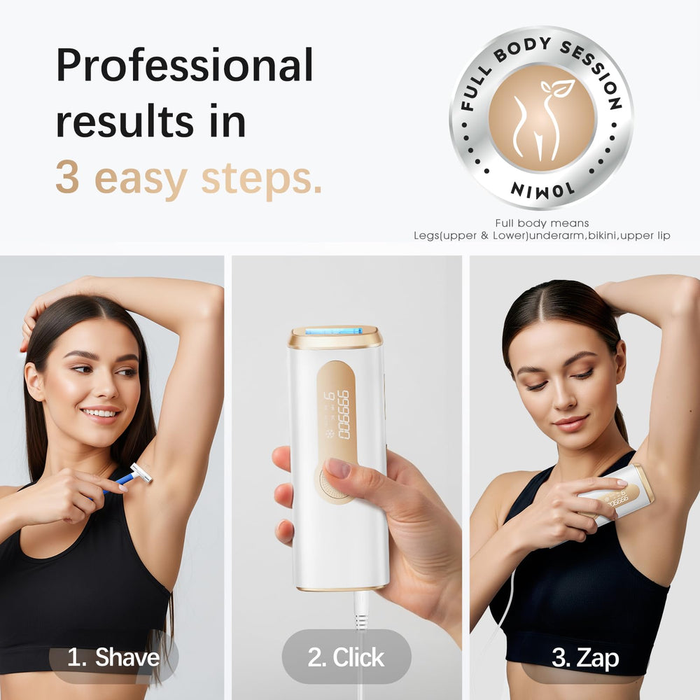 AMOTAOS IPL face-use angle demonstrating gentle facial treatment option