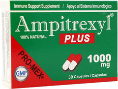Close-up of Ampitrexyl Plus bottle cap showing secure packaging.