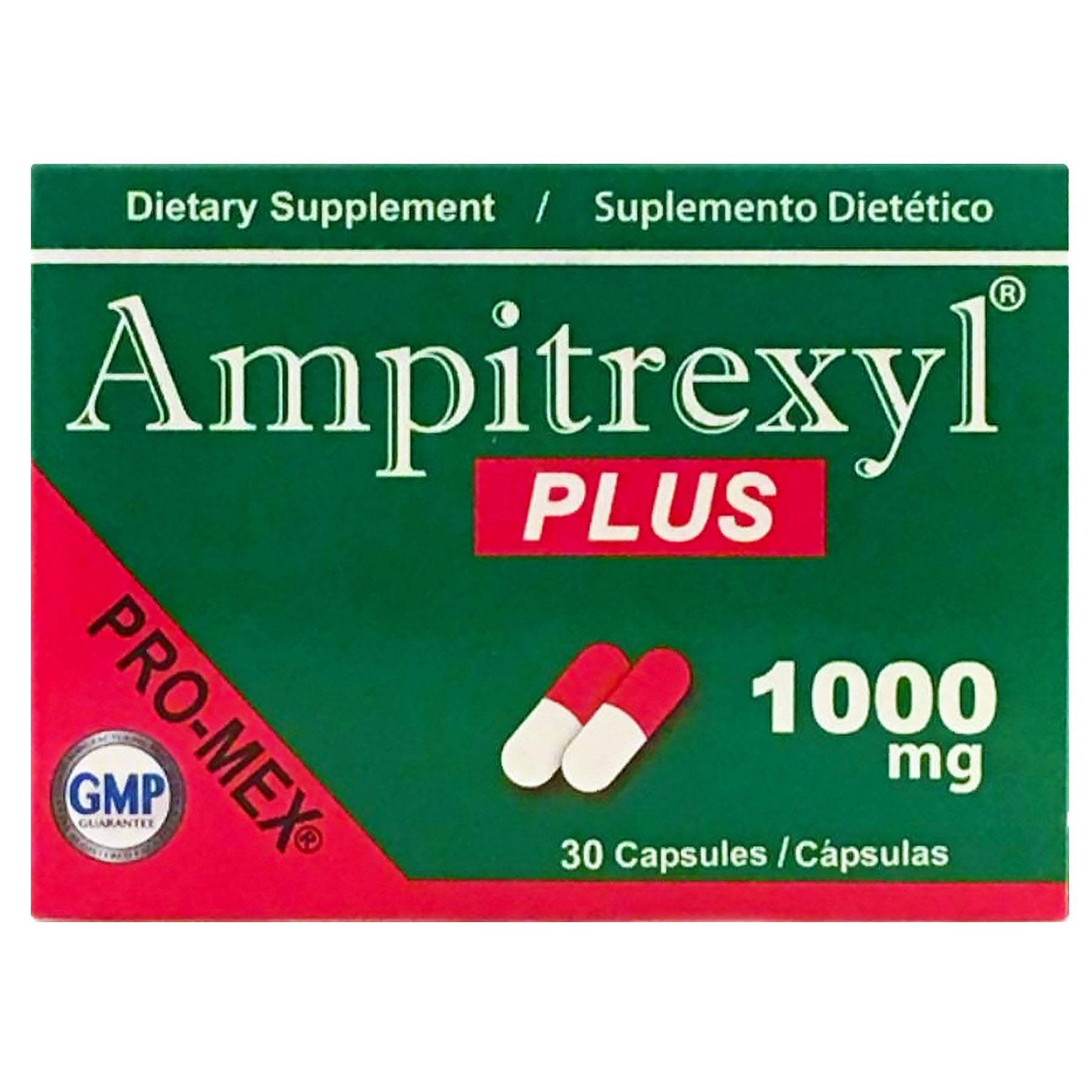Ampitrexyl Plus bottle with pills ready for daily immune support.