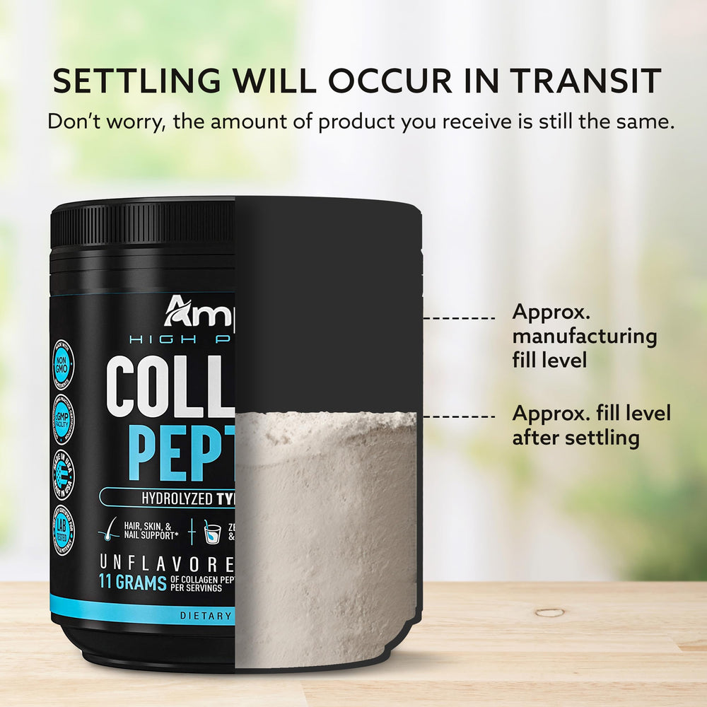 Amplicell collagen supports hair, skin and nails for a healthier appearance.