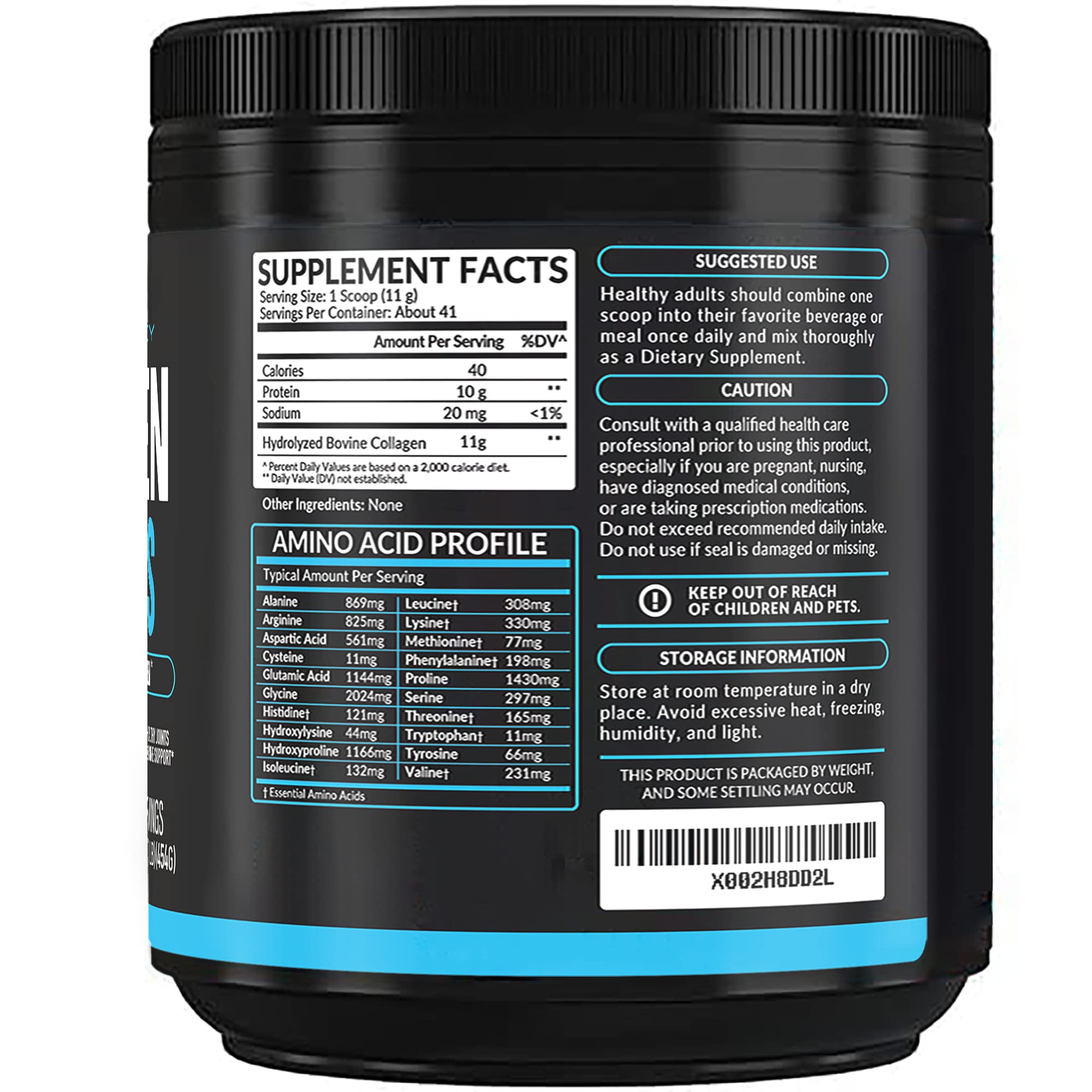 Amplicell collagen supports joints and mobility for active lifestyles.