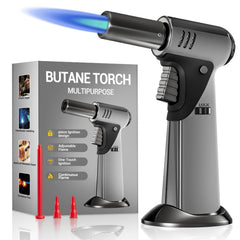 Amrnish Butane Torch with one-hand operation for precise ignition.