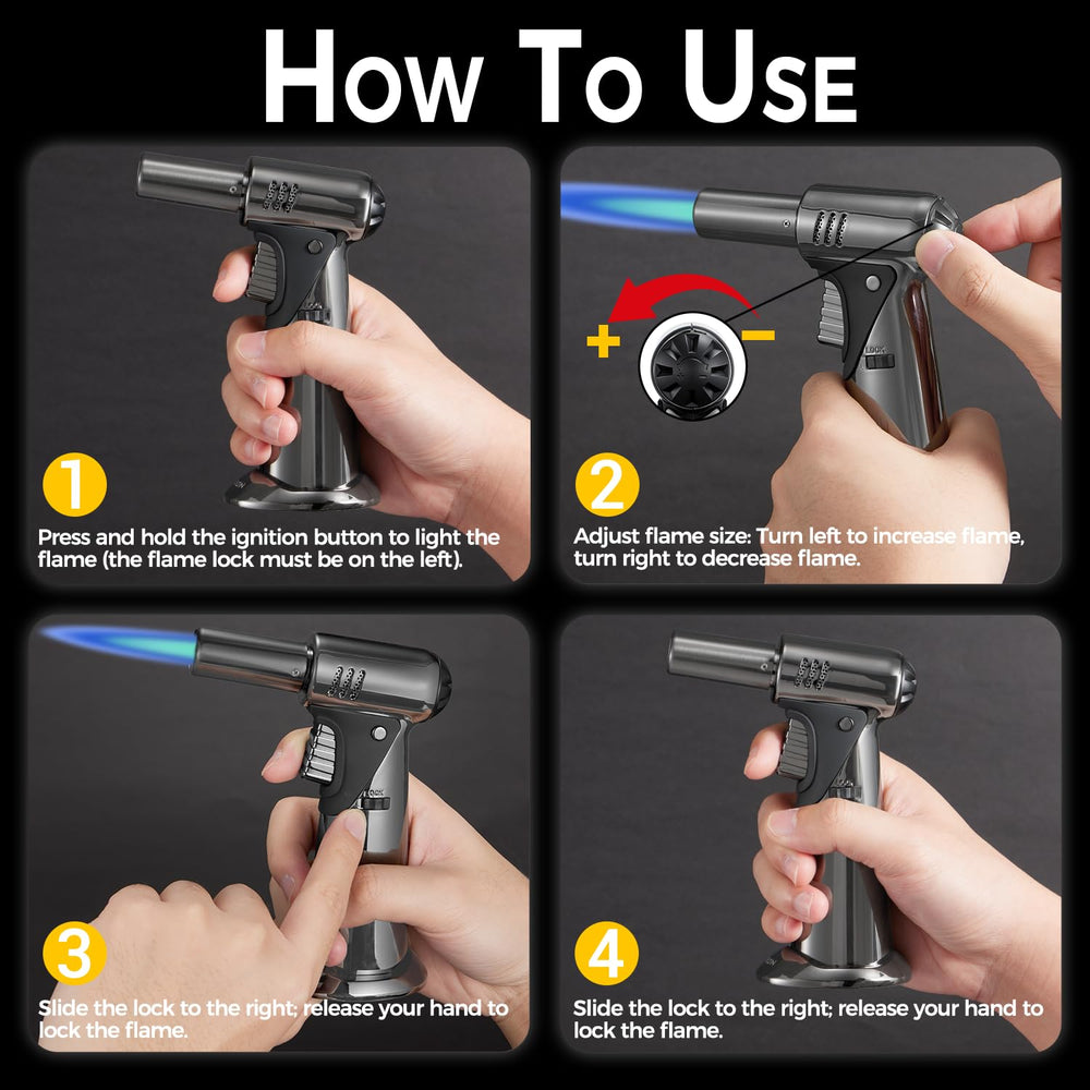 Amrnish torch ideal for outdoor cooking and hobby projects.