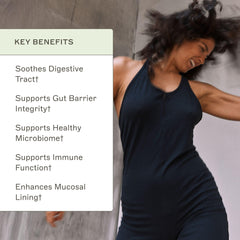 Amy Myers MD Leaky Gut Revive gluten-free and non-dairy claim for sensitive diets.