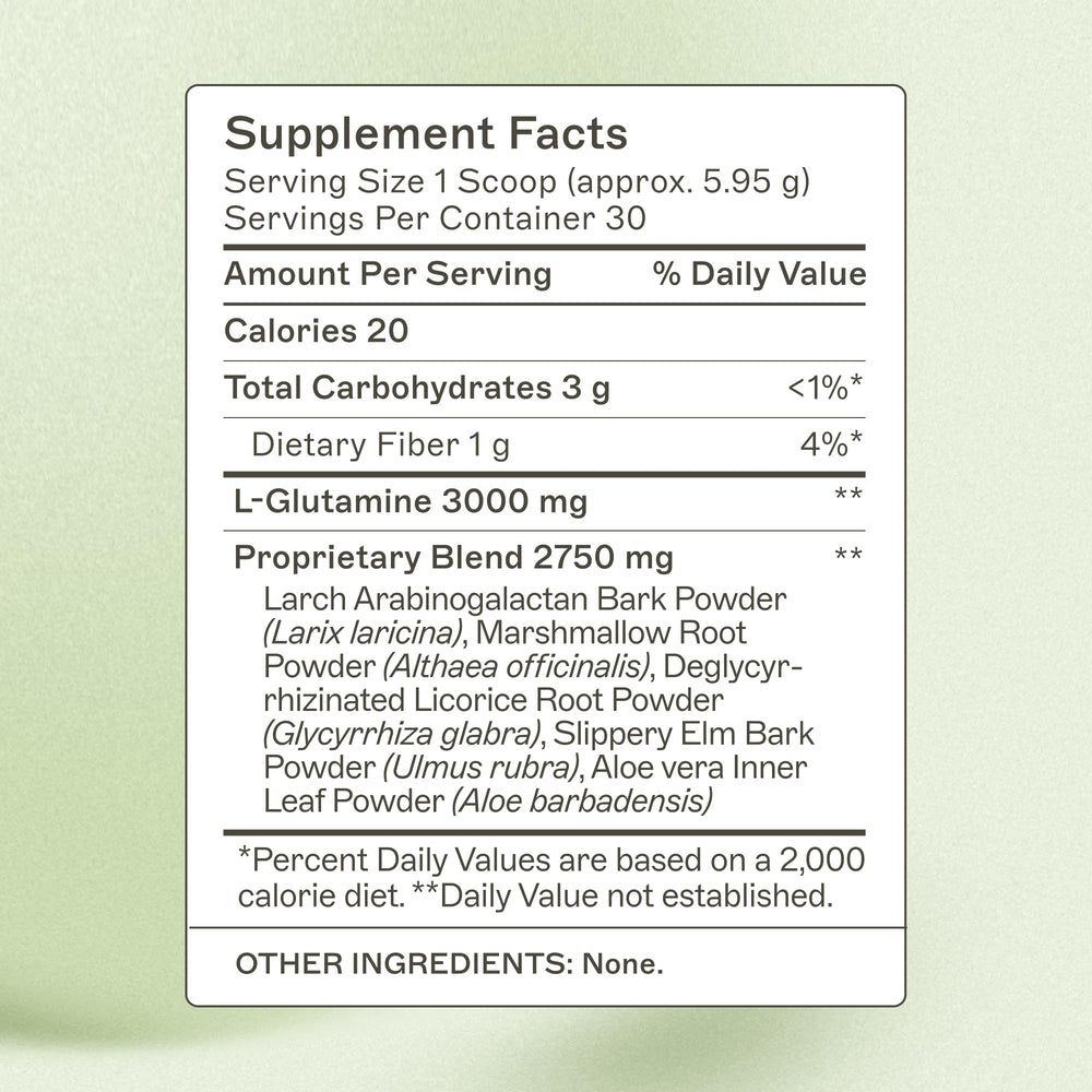 Amy Myers MD Leaky Gut Revive powder dissolving in water for easy daily gut support.