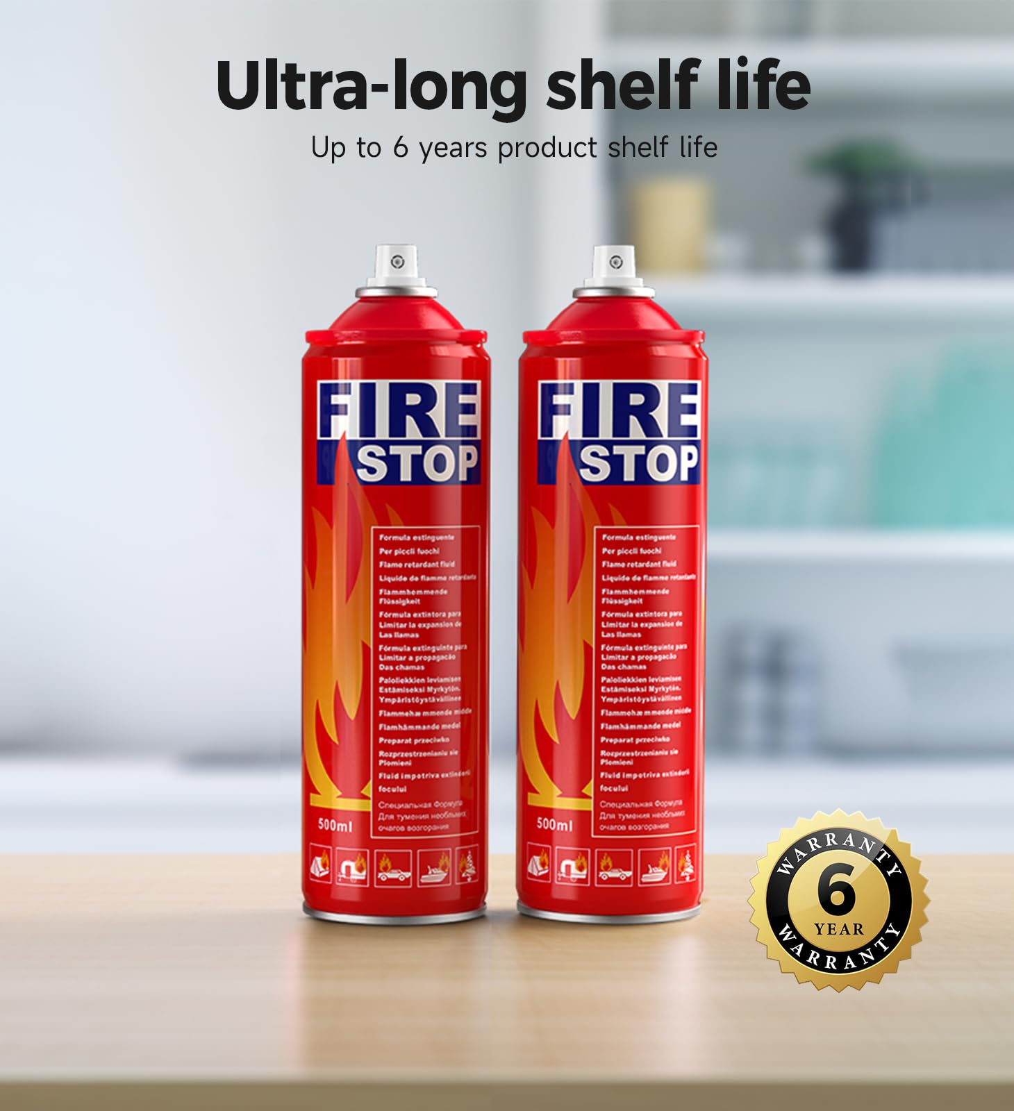 AmzBoom water-based formula leaves no residue.