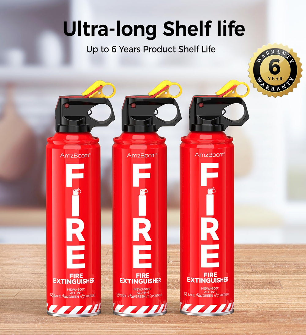 AmzBoom extinguisher tackles lithium-ion battery fires in devices.