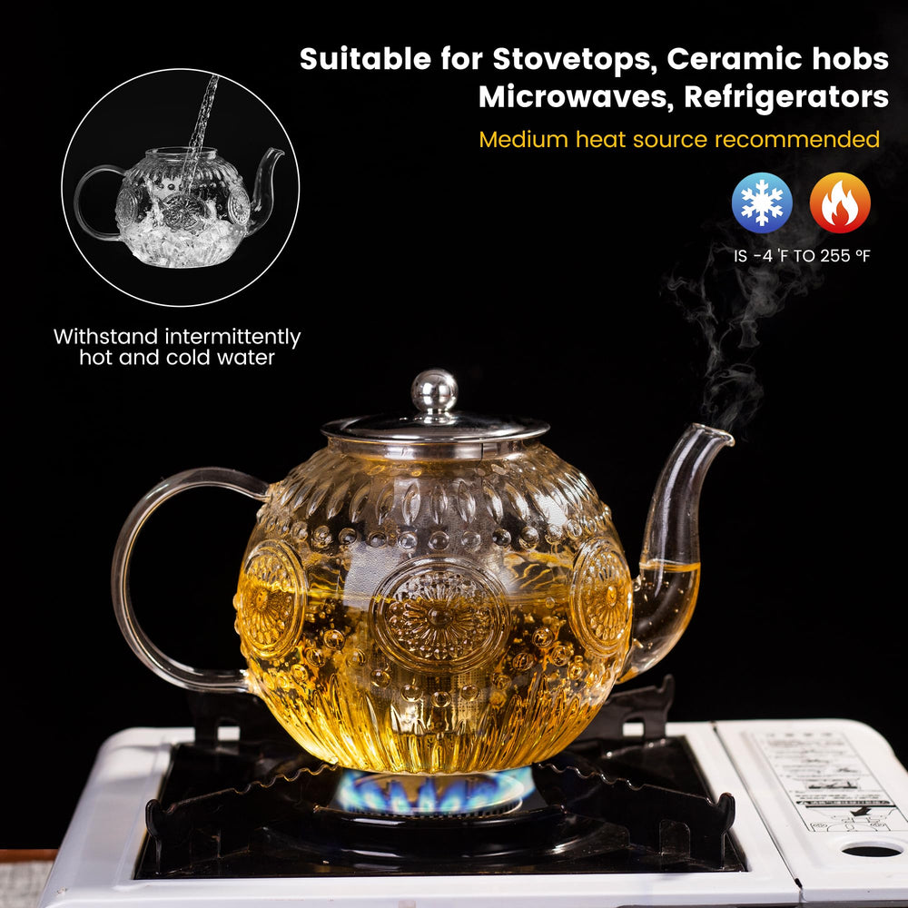 Amzcku sunflower relief pattern adds vintage charm to pour
