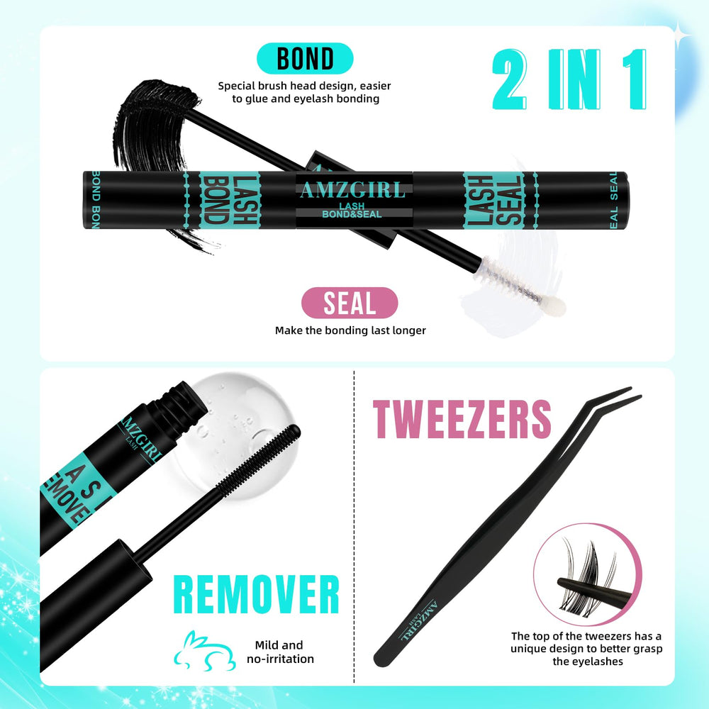 AMZGIRL LASH applicator aids precise placement during application.