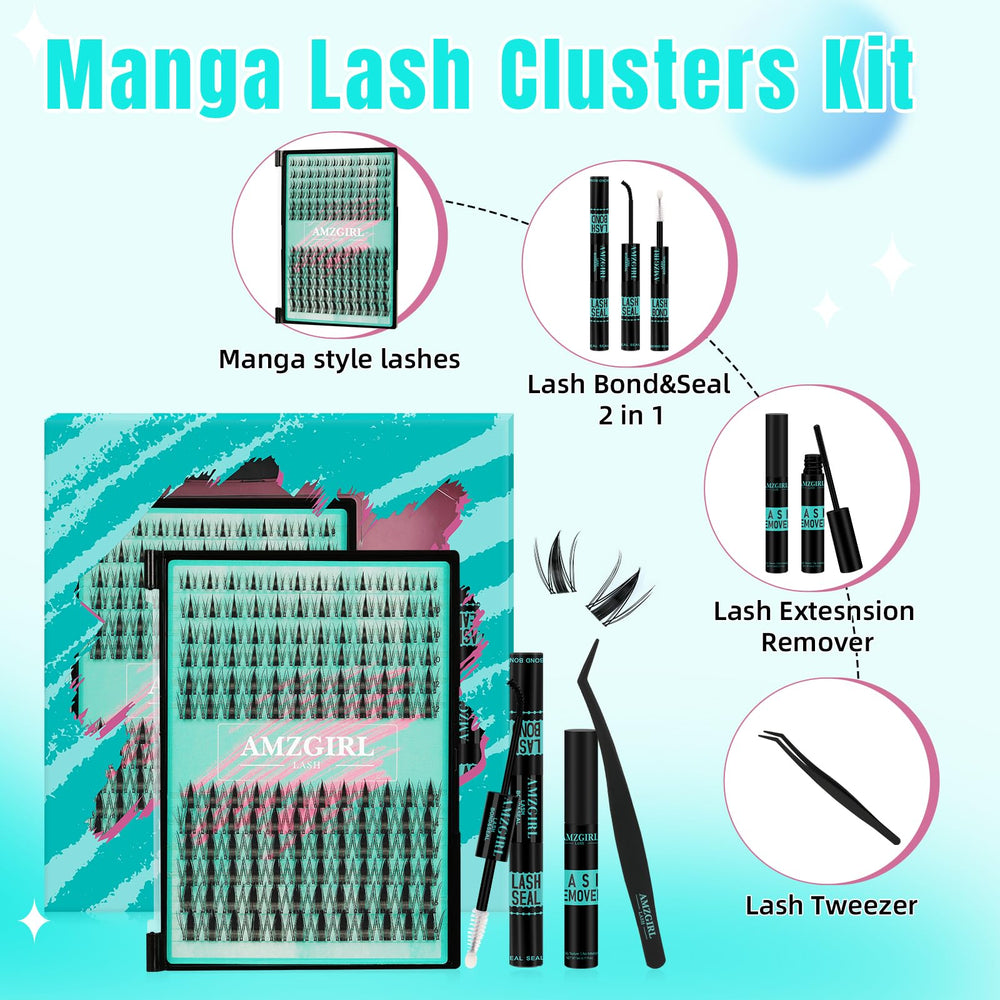 AMZGIRL LASH bond and seal 2in1 provides strong adhesion and protection.