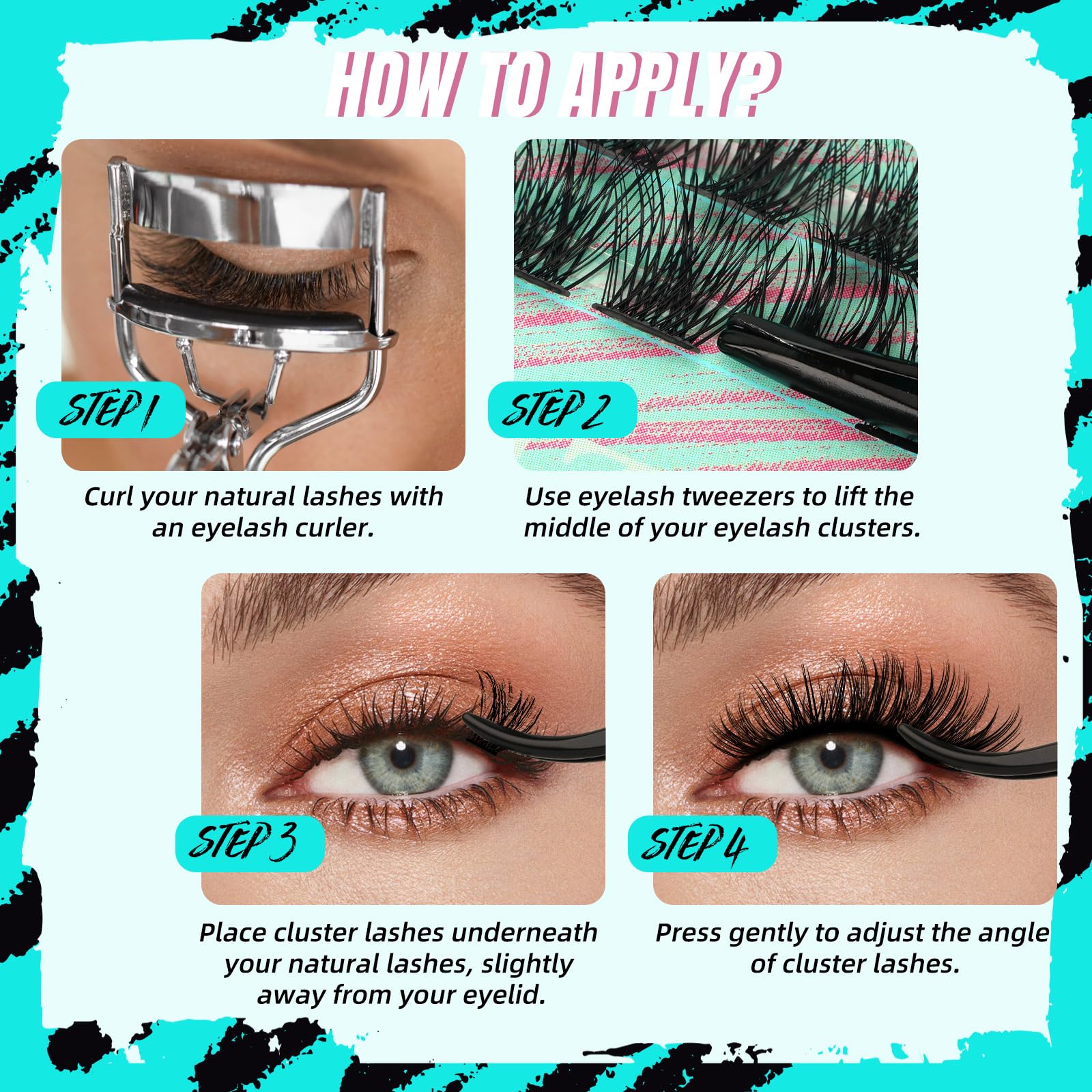 AMZGIRL LASH Glue bottle offers controlled, quick-dry bonding.