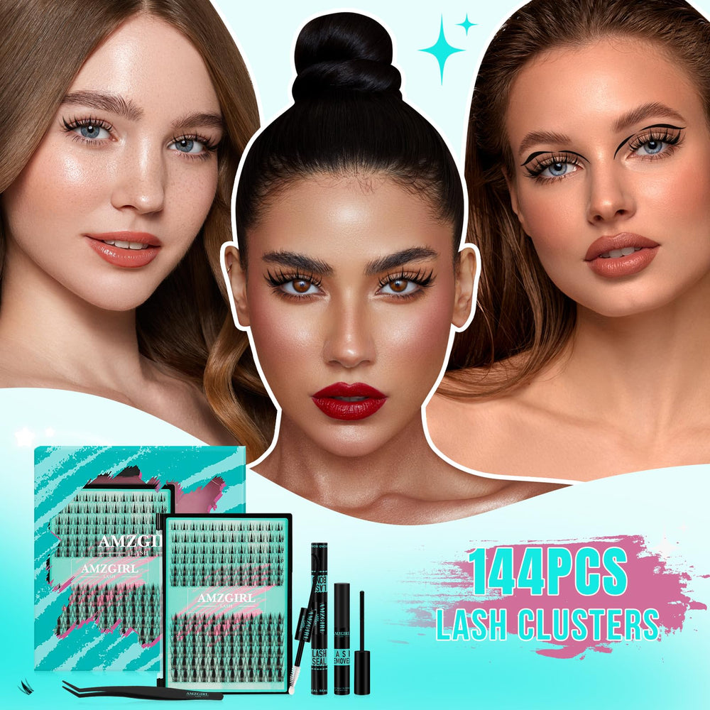 AMZGIRL LASH invisible band blends with eye shape for natural look.