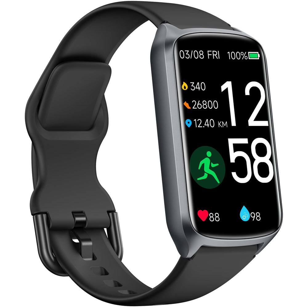 Amzhero Health Tracker heart rate display for real-time monitoring