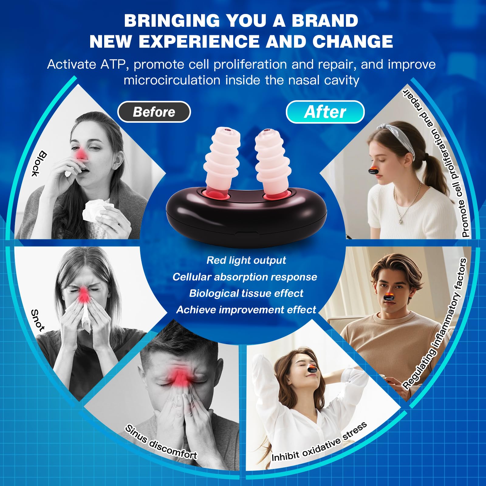 AMZKEIO USB-rechargeable nasal therapy enables convenient sessions
