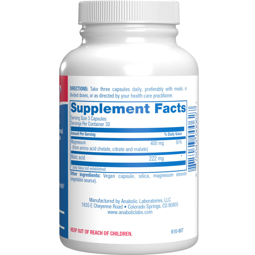 Anabolic Laboratories Triple Magnesium Complex night-stand setup for evening routine