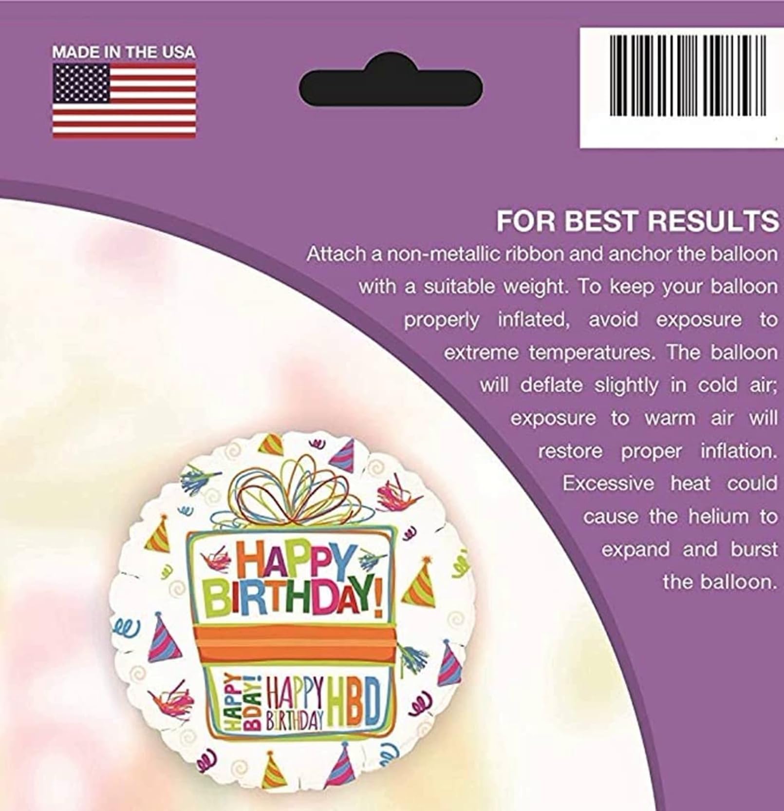 Anagram Bouquet Flat-Pack View shows easy setup for celebrations.