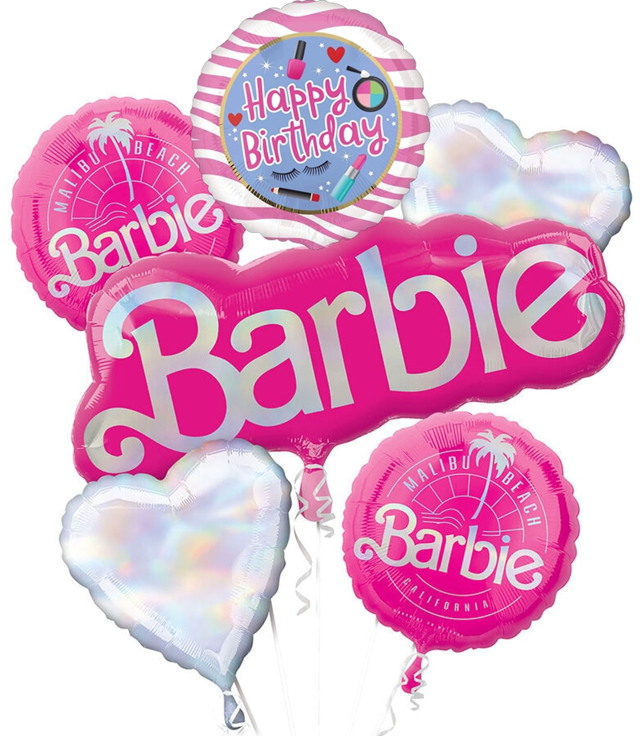 Anagram California Dreaming 32in banner foil balloon creates a bold focal point for birthday decor