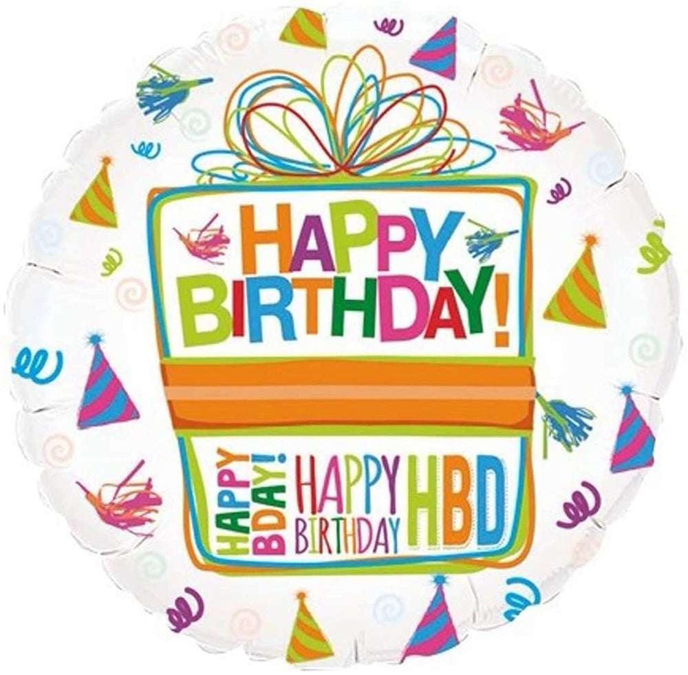 Anagram Mayflower 18in round gift foil balloon for playful accents.