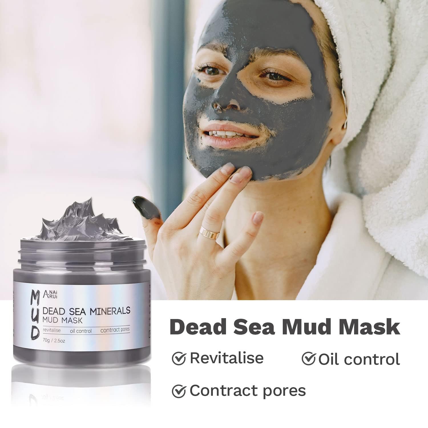 ANAI RUI Mask Applicator Brush for even coverage and less waste.