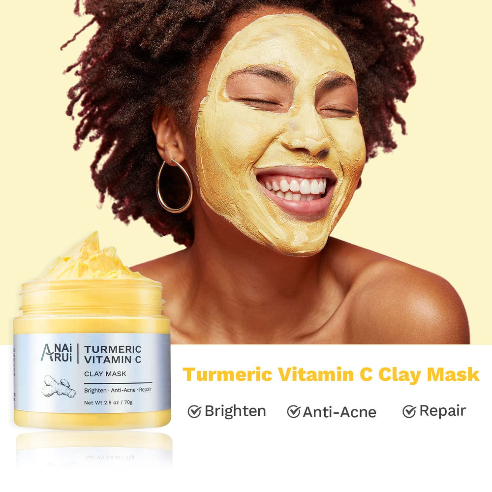 ANAI RUI rose clay mask tube showing hydration and smoother skin.