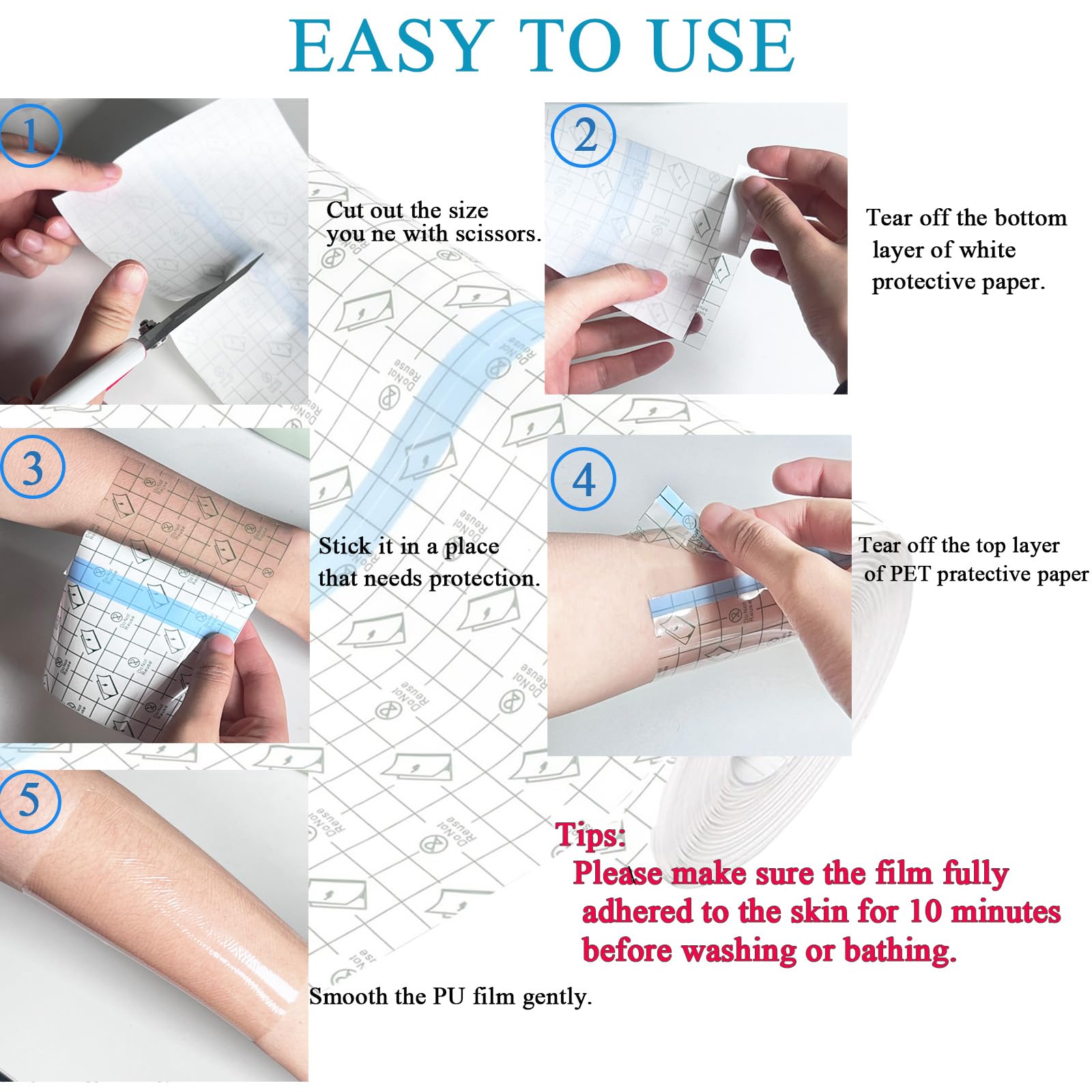 ANAMPION grid-release paper design easy to cut and apply