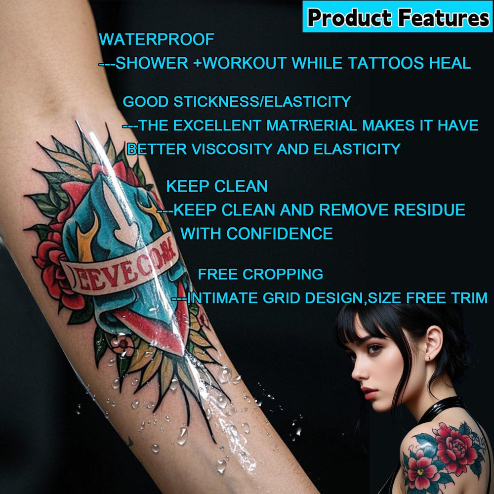 ANAMPION shower-safe tattoo cover aids quick, comfortable wear