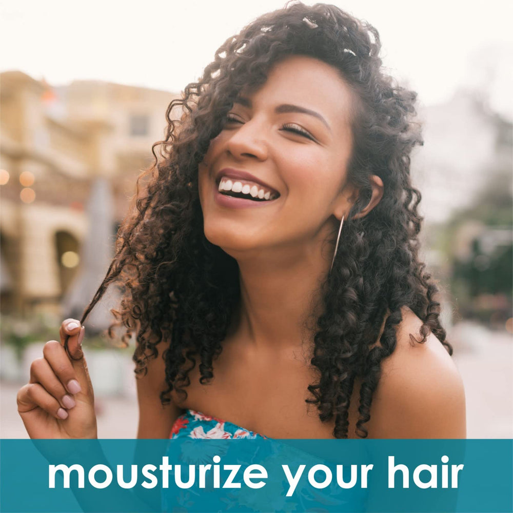 AnatoliaDaphne hair strands closeup showing moisture and shine
