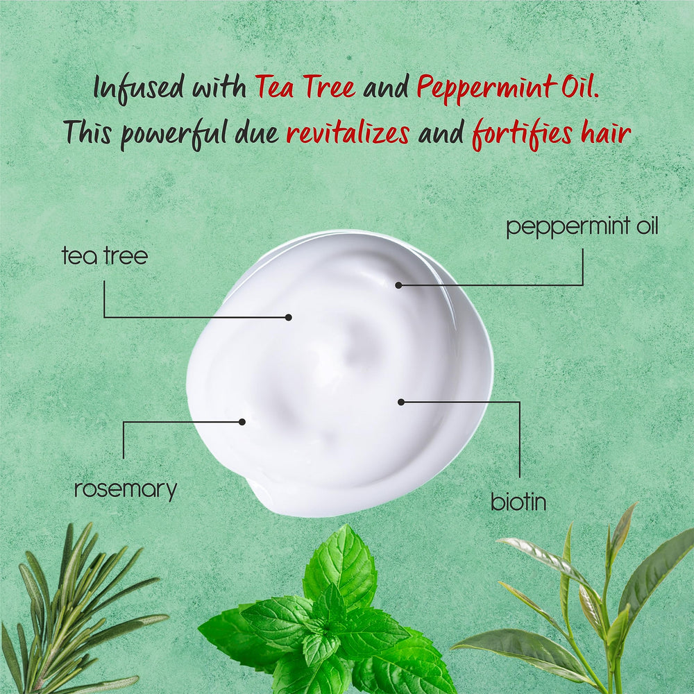 AnatoliaDaphne Tea Tree Conditioner label shows vitamins and nourishing oils