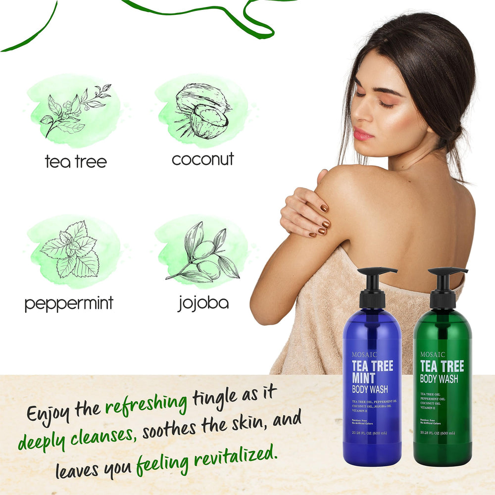 Product in use: AnatoliaDaphne Tea Tree Mint applied to skin for cooling sensation.