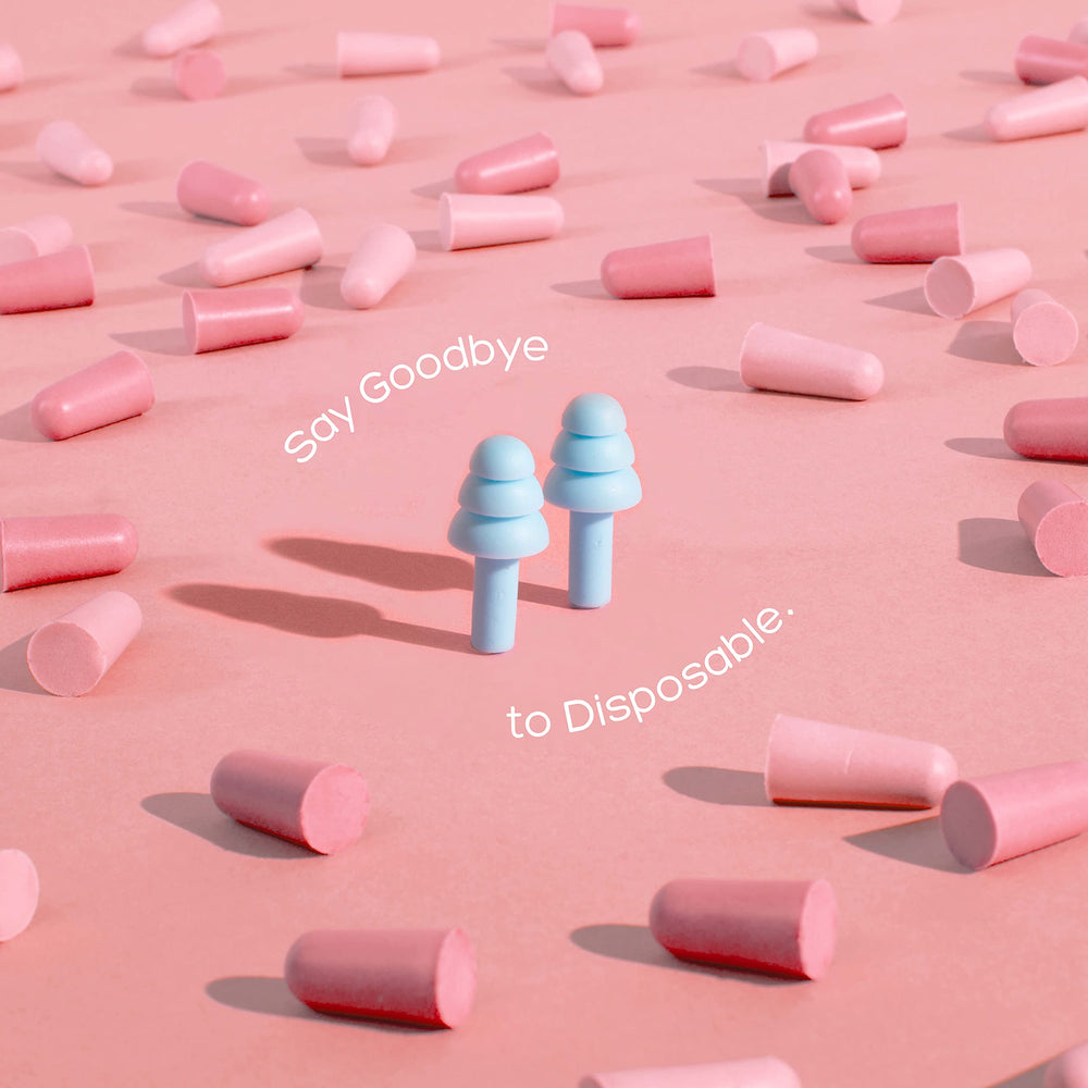 ANBOW BPA-free silicone ear plugs are eco-friendly and easy to clean