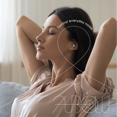 ANBOW silicone ear plugs noise reduction for calm flights and meditation