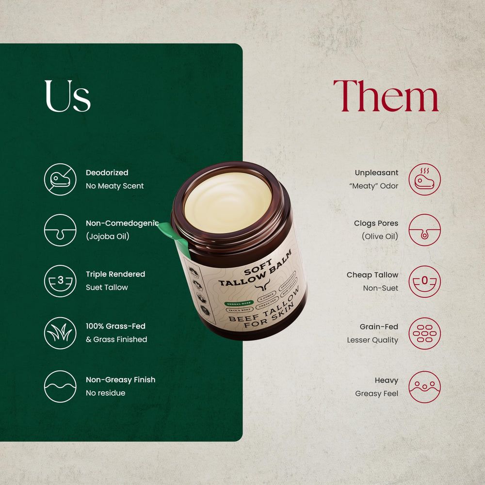 Ancestral Haven tallow balm for sensitive skin and gentle hydration.