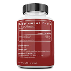 Ancestral Supplements beef heart capsules closeup highlights dense heart-healthy protein