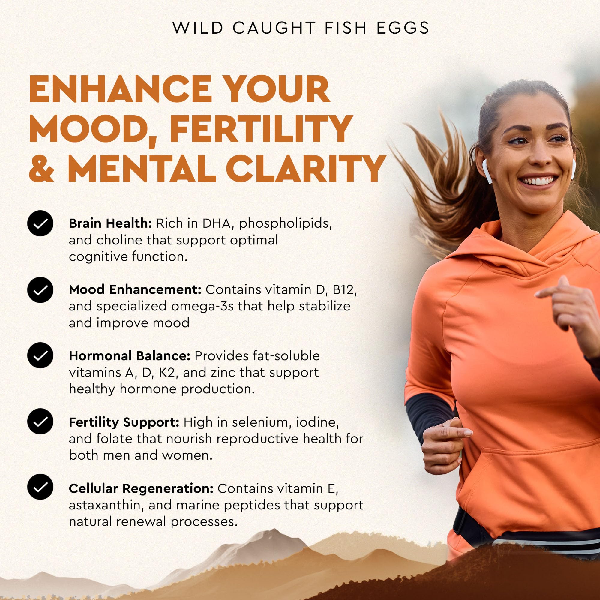 Ancestral Supplements hoki-ling MSC-certified fishery ensures sustainable omega-3 sourcing.