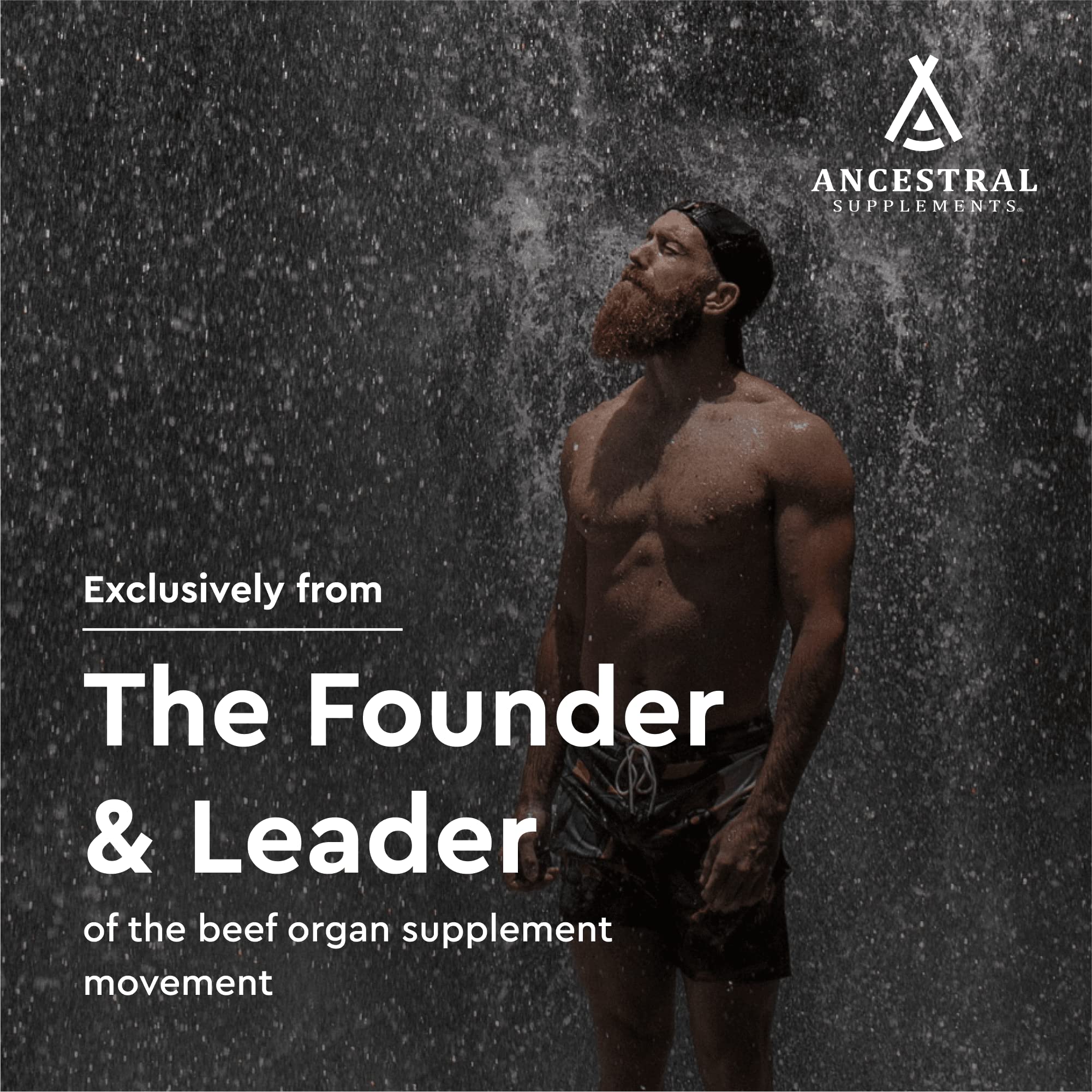 Ancestral Supplements label details minerals and electrolytes, signaling comprehensive nutrient balance.