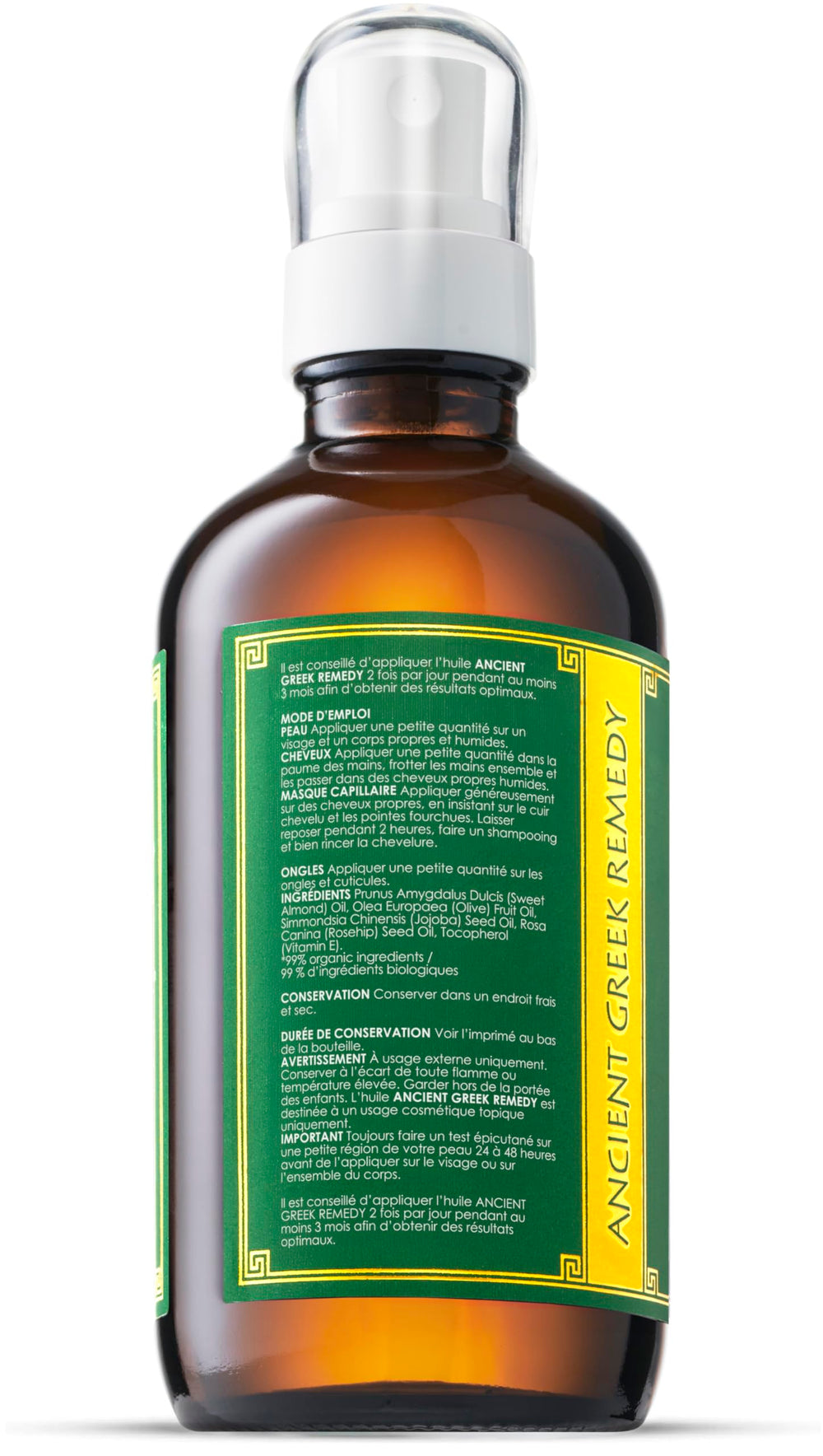Ancient Greek Remedy Multi-use oil for face, body, and hair.